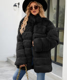 Women Fur Jacket Casual Fashion Plush Coat