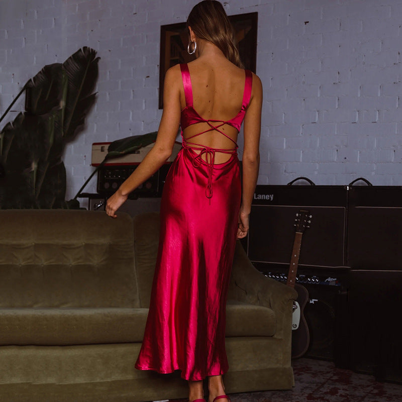 Women Dress Sexy Hot Girl Strap Dress