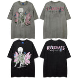 Men T-Shirt Vintage Casual