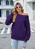 Women Pullover Sweater Sweater Temperament Loose-Fitting Oversized Sweater