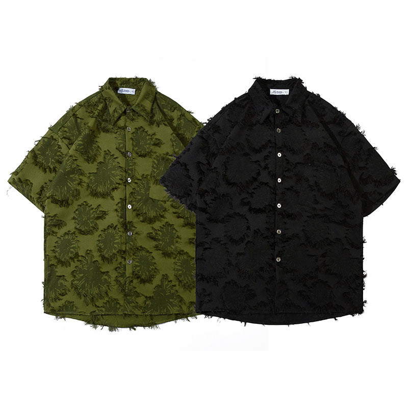 Short Sleeve Shirt Loose Summer Cardigan