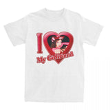 I Love My Girlfriend Chappell Roans T Shirts for Men Cotton