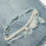 Men Shorts Ripped Denim Summer Loose Casual
