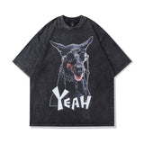 Men's T-shirt Cartoon Anime Print Retro Loose