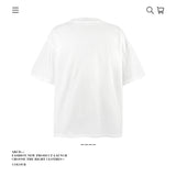American vintage street T-shirt men's summer loose half-sleeved shirt