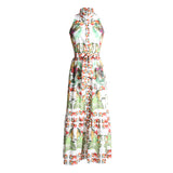 Bohemian Dress Strap Temperament Printed Dress