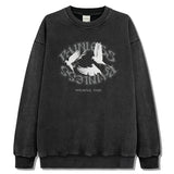 Unisex Long Sleeve Shirt Print Crew Neck Sweater High Street