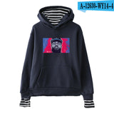 Nipsey Hussle Hoodie Rap Singer Trend False Two-Piece Sweaters (Part 3)