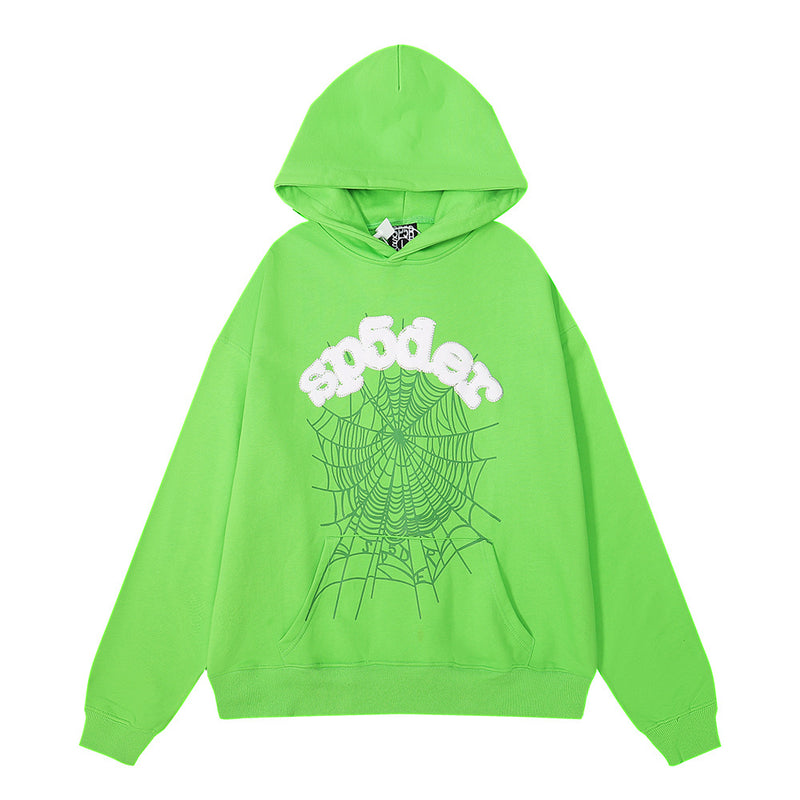 Sp5der Hoodie & Sweatpants 2 Piece Set Velvet Sport