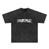 Purple Brand Distressed T Shirts Short Sleeve