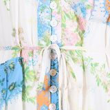 Bohemian Dress French Retro Print Dress