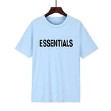 Fear Of God Fog T Shirt Essentials Double Line Letter Loose High Street Short Sleeve T-shirt For Men