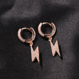 Earrings Zircon Lightning Pendant Earrings Spectrum