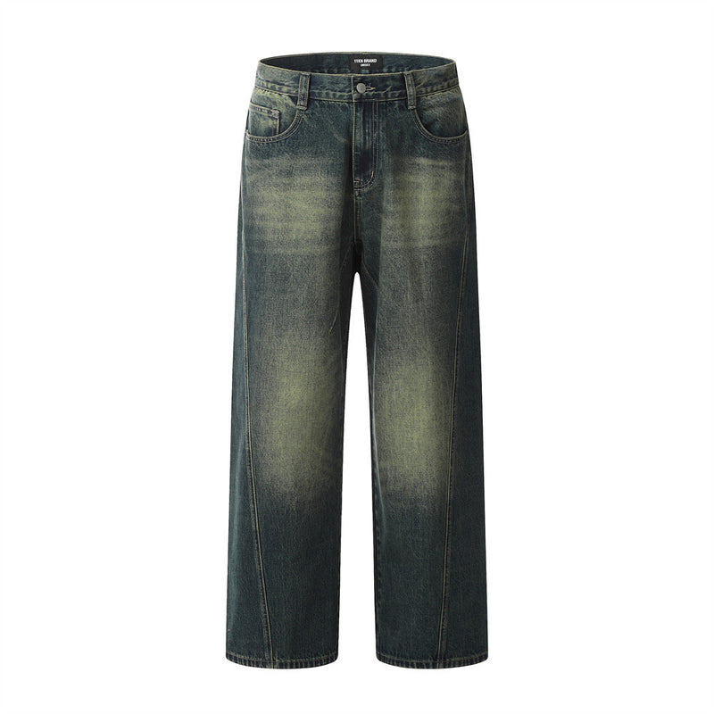 Men Jeans Loose Retro Jeans
