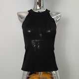 Women Vest Suspenders Knitted Sexy Vest Hot Girls