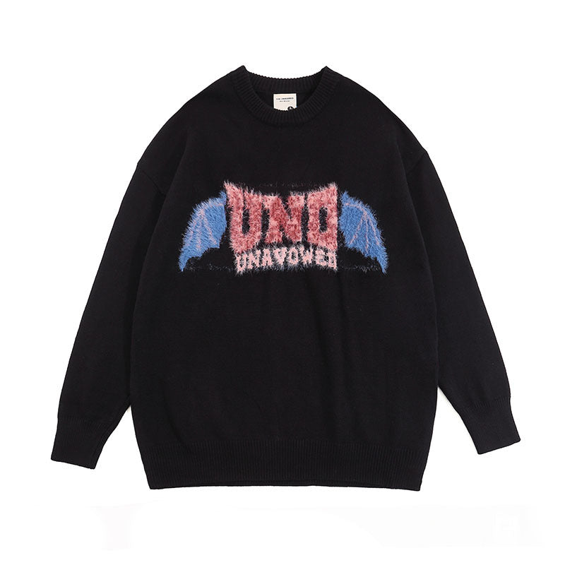 Women Sweater Cartoon Soft Knitted Couple Sweater