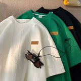 Men T Shirt Summer Retro Fashion