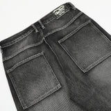 Men Jeans Heavy Distressed Loose Casual
