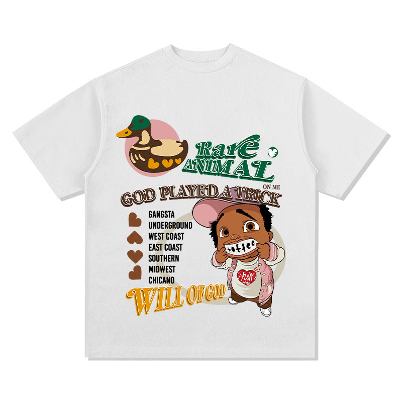 Unisex T-Shirt Printed Short Sleeve T-Shirt