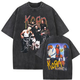 Washed Vintage Rock Band Korn Falling Away From Me