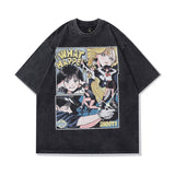 Men T-Shirt Doberman Pinscher Vintage Print Loose