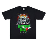 Green Day T Shirt Rock Cotton Loose
