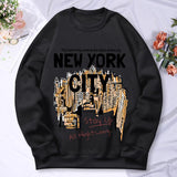 New York City Landscape Printed Female Hoody Fashion