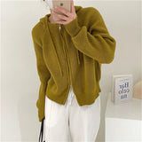 Women Knitted Cardigan Loose Fashion Sweater