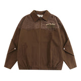 Women Jackets Vintage Flocking Embroidered