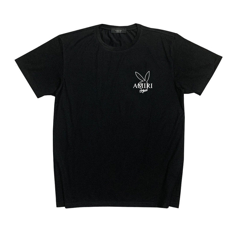 Amiri T Shirt Printed Casual Hip Hop Short-Sleeved T-shirt for Men