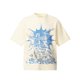 Unisex T-Shirts Saint Michael's Skeleton Print T-Shirt