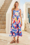 Women Dress Beach Vacation Tied Dress