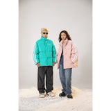 Unisex Coat Vintage Men and Women Couple Cotton-Padded Coat