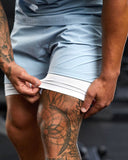 Eric Emanuel EE Shorts American Double Fake Two-Piece Shorts Sports Basketball Pants Running