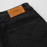 Men Jeans Embroidery Bell-Bottom Pants All-Match Pleated Bright White