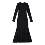 Women Dresses Stretch Slim Temperament Dress