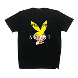 Amiri T Shirt Printed Casual Hip Hop Short-Sleeved T-shirt for Men