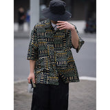 Unisex Shirt Hawaiian Loose Summer Thin