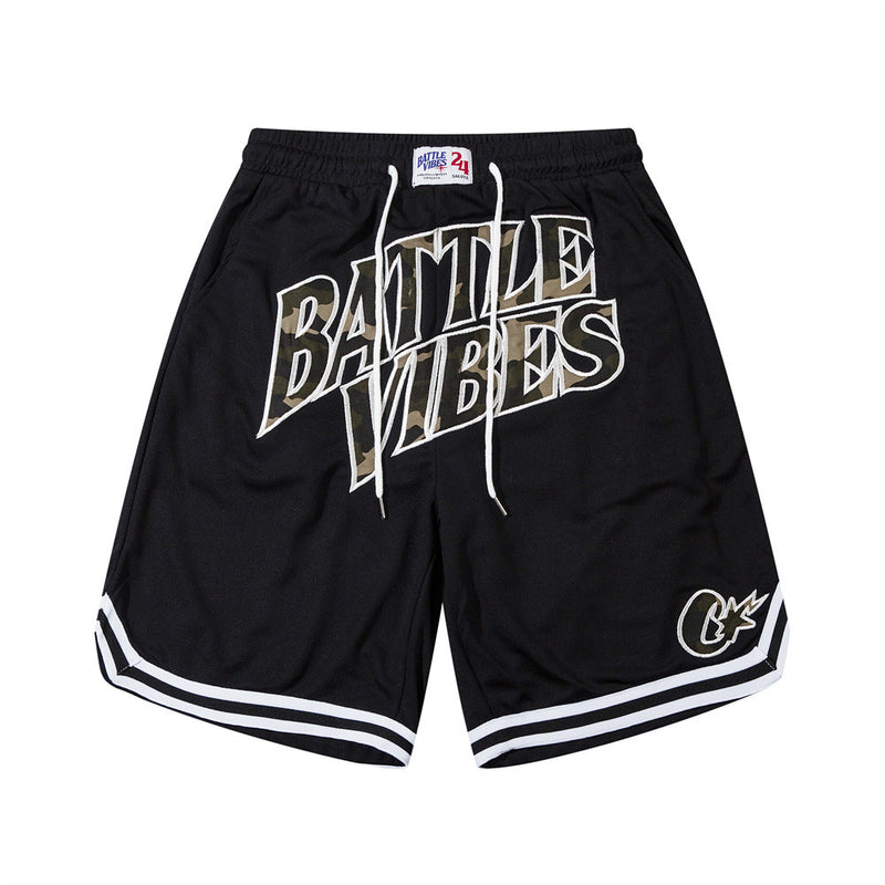 Men Shorts Casual Sports Shorts Embroidery