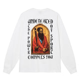 UNDEFEATED Crew Neck Sweatshirt Loose Crew Neck Fall/Winter