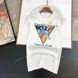 CASA BLANCA Print Pattern Street Shirt Fun Casual Trend