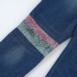 Men Jeans Hole & Patch Punk Niche Personality
