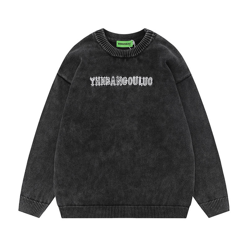 Women Sweater Retro Pullover Sweater
