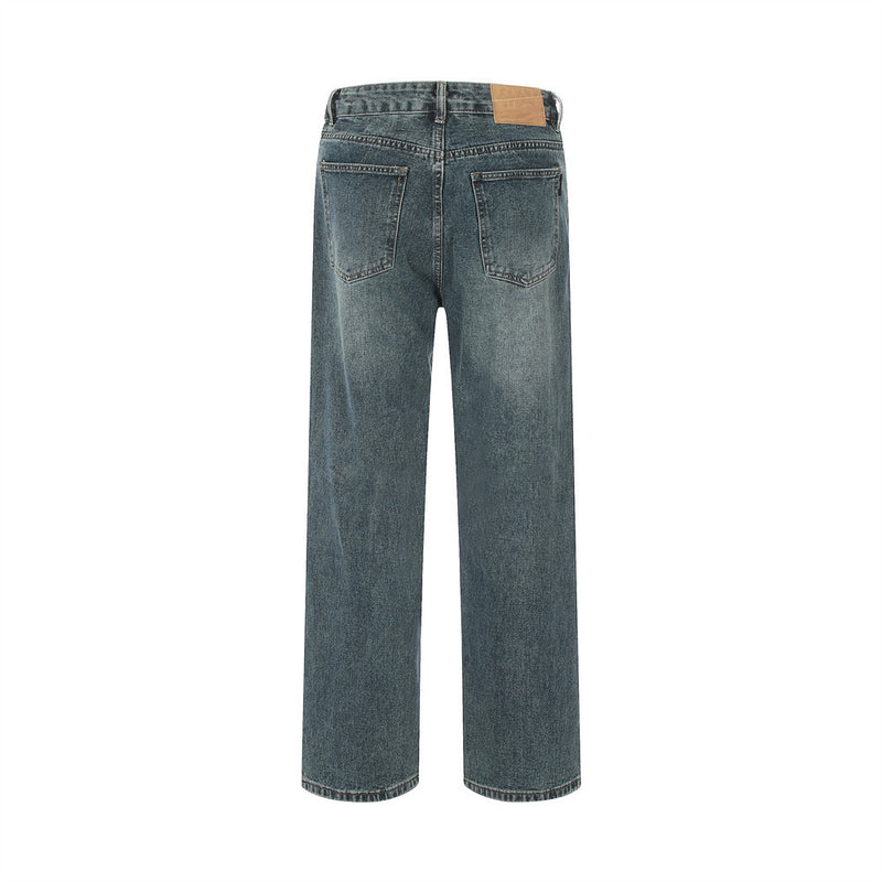 Men Jeans Ripped Distressed Casual Loose
