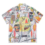 GUILTYPARTIES TIGER Shirts Joint Japanese Basquiat Graffiti Short Sleeve Flower Shirt
