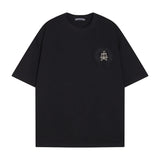 CHH Chrome Heart T Shirts Crowe T-Shirt Summer Short Sleeve Street Hip Hop