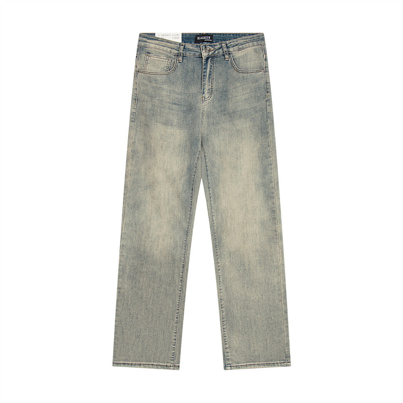 Men Jeans Retro Loose All-Match Casual