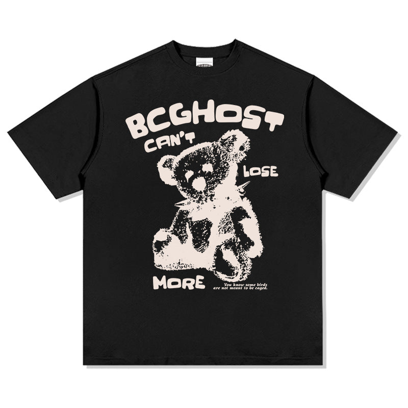 Unisex T-Shirt Loose Neckline Short Sleeve T-Shirt