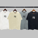 Fog Fear of God Essentials T Shirt Main Line Couple T-shirt Men