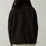 Fog Essentials Sweatshirt Lamb Wool Zip Cardigan Jacket
